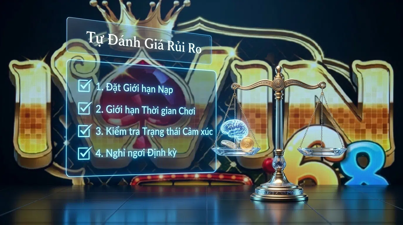 Bài kiểm tra tự đánh giá rủi ro giúp hội viên IWIN nhận diện và kiểm soát hành vi giải trí trực tuyến của mình một cách cân bằng.