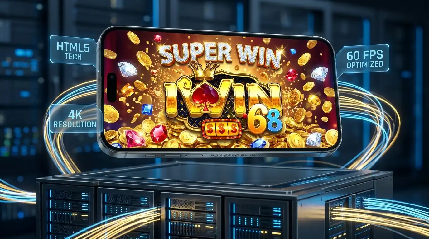 Công nghệ nén HTML5 tối ưu đồ họa 3D siêu nét và mượt mà trên nền tảng Nổ Hũ IWIN.