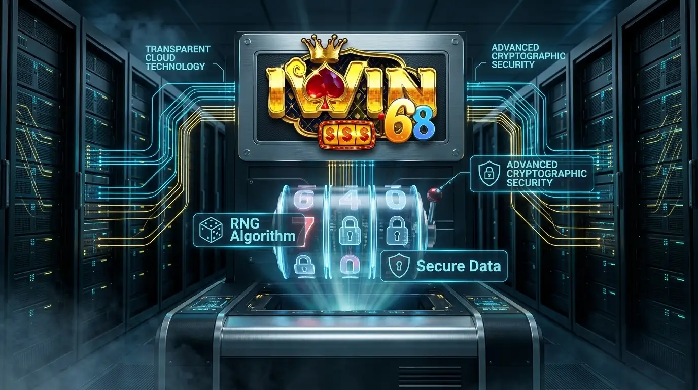 Sơ đồ hệ thống máy chủ RNG và thuật toán bảo mật minh bạch của sảnh Slots IWIN.