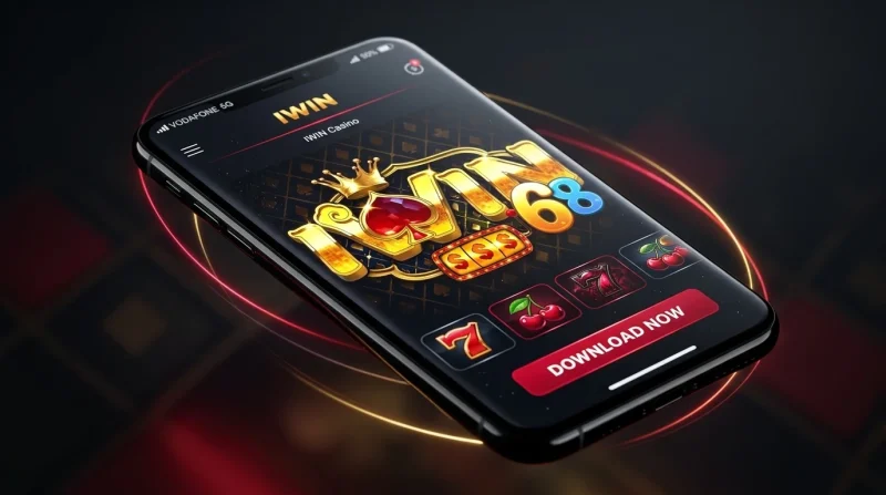 Giao diện ứng dụng IWIN chính thức trên điện thoại di động